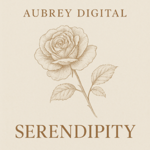 Aubrey digital serendipity flower album single cover